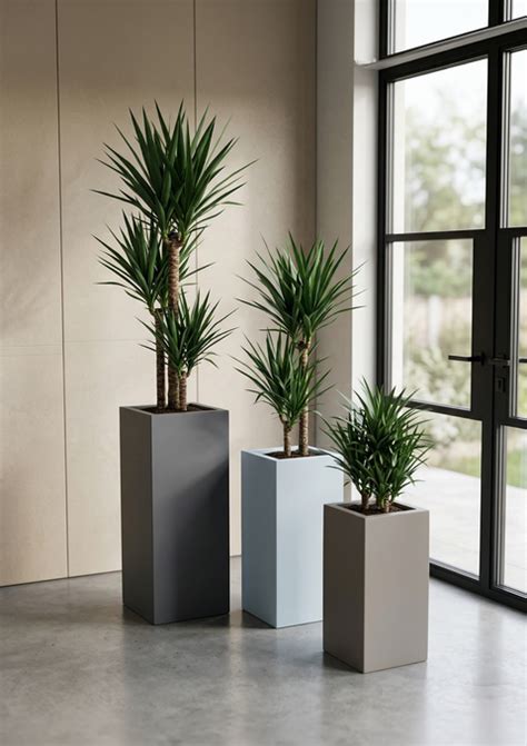 Tower Fiberglass Planters🌿 – vassio.in