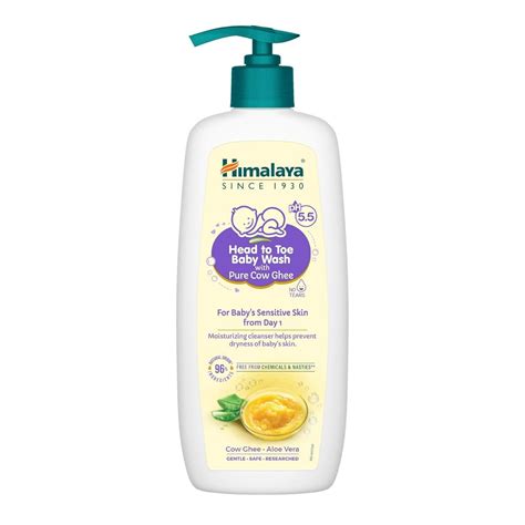 Buy Himalaya Head To Toe pH 5.5 Body Wash with Pure Cow Ghee, 400 ml ...