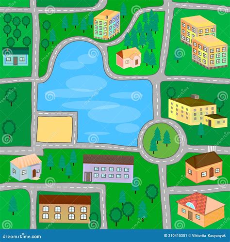 Cartoon Map Home 的图像结果