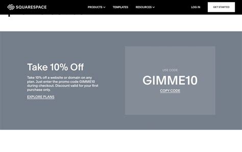 Squarespace Promo Code 的图像结果