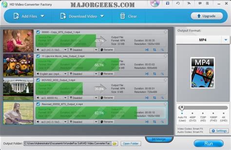 Download WonderFox Free HD Video Converter Factory - MajorGeeks