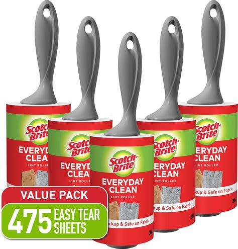 Amazon.com: Scotch-Brite Lint Roller Value Pack, Works Great On Pet ...