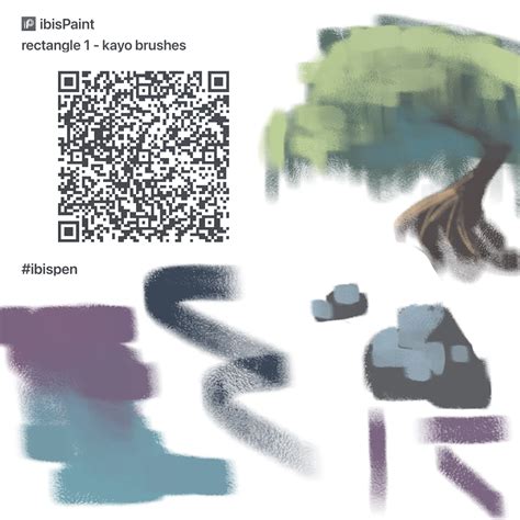 Ibis paint x custom brush in 2025 | Paint brush art, Art brushes, Paint ...