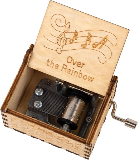 Amazon.com: Kcikn Beauty Cute Hand-Crank Music Box for Him Her Small ...
