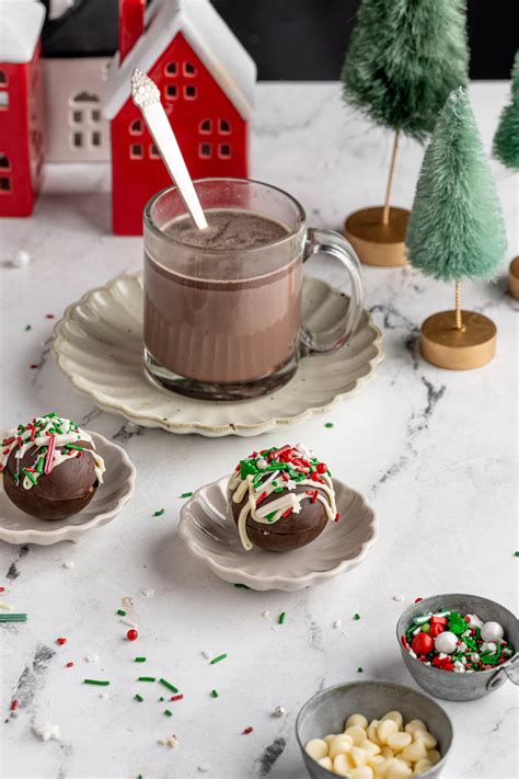Festive Christmas Hot Cocoa Bombs — Marley's Menu