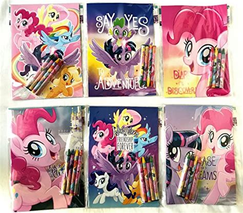 My Little Pony Party Favors Coloring Book & Crayon India | Ubuy