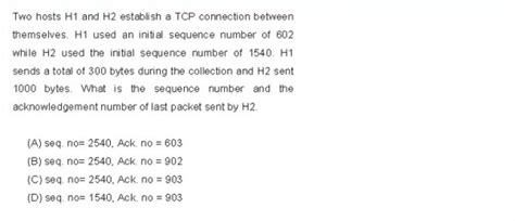 Computer Networks: TCP-Sequence No