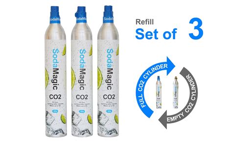 CO2 Refill & Exchange Cylinder 3x (for 3 Refills at HKD220 each) - SodaMagic.hk