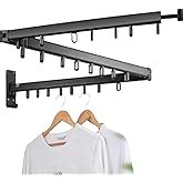 Wall Mounted Clothes Drying Rack - Collapsible, Foldable Space Saving ...