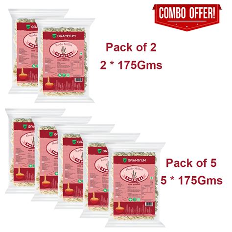 Kodo Millet Noodles – Varagu Noodles 175 Gms – Gramiyum – Online Store ...