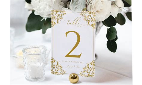 Free free printable vintage table numbers for wedding, Download Free ...
