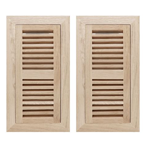 Oak Floor Register for 4x10 Inch Duct Holes - Flush Mount Floor Vent ...