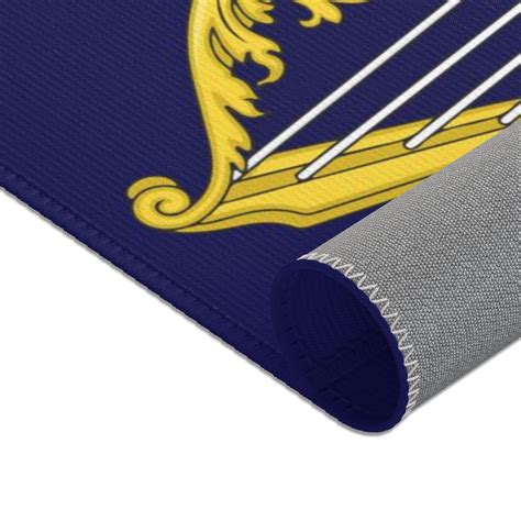 Eirinn Go Brach, 36x24 Door Mat, Ireland, Blue Harp Flag, Coat Of Arms ...