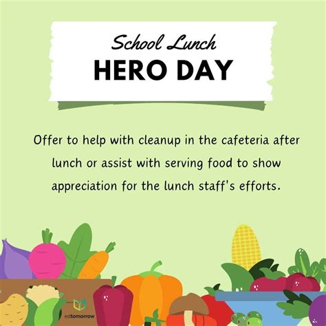 Lunch Hero Day - First Five PLUS