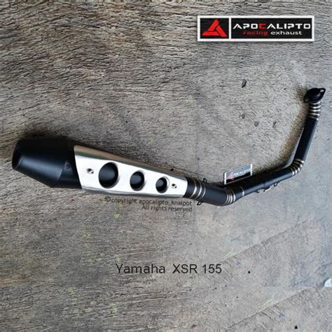 Jual Knalpot japstyle yamaha xsr155 retro stainless cover - Kab ...