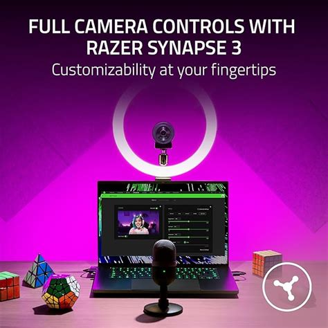 Razer Kiyo X Full HD Streaming Webcam: 1080p 30FPS or 720p 60FPS - Equ ...