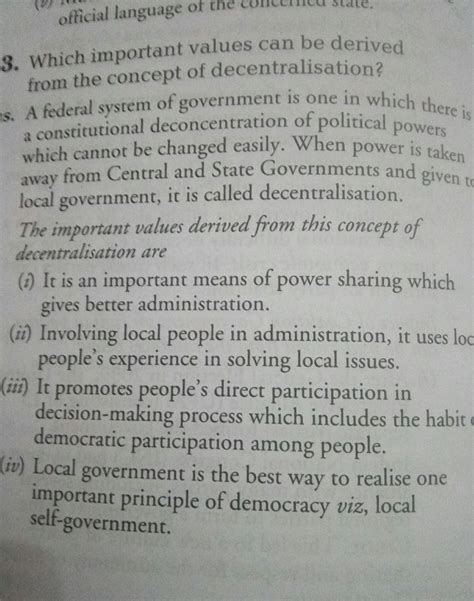 Why decentralization of power is important in a democratic government ...