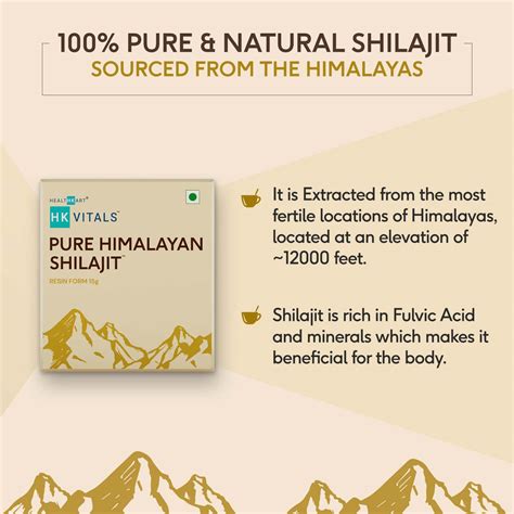 Buy HEALTHKART HK VITALS PURE HIMALAYAN SHILAJIT RESIN, 15 G | FOR ...