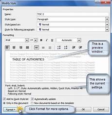Modification Word by How To Modify A Table Of Contents In Microsoft Word Modification Word