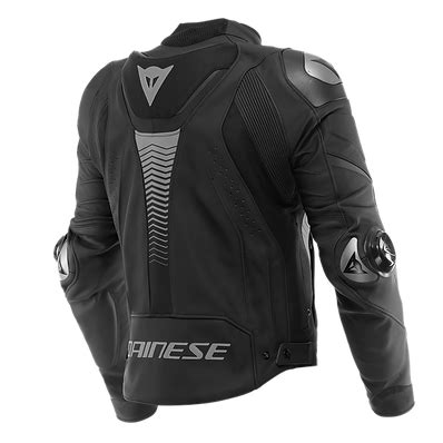 Dainese Super Speed 4 Leather Jacket (Black Matt Charcoal Grey)– Moto ...