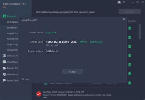 Image result for Code IObit Uninstller 11.5.0.3 Pro