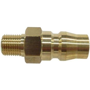 10PM BRASS ハイカプラ プラグ (メネジ取付用) 真鍮製 日東工器 おねじ 最高使用圧力1.0MPa 質量24g 相手側取付サイズ ...