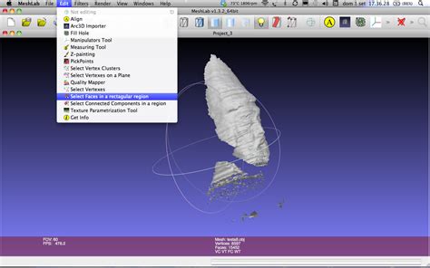MeshLab Fill Hole 的图像结果