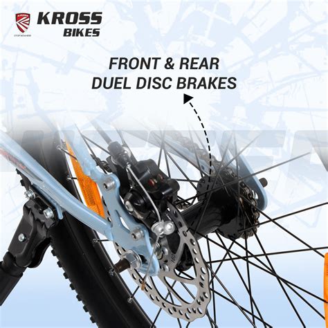 Kross Hitter 24T Mountain Bicycle for Kids (9–13 Years) with Dual Disc ...