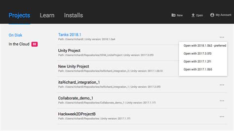 Image result for Unity Hub Projects