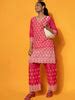 Buy Pink Embroidered Cotton Co-Ords Online at Rs.1399 | Libas