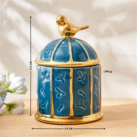 Buy Redolence Egyptian Blue Cotton Linen Scented Jar Candle from Home ...