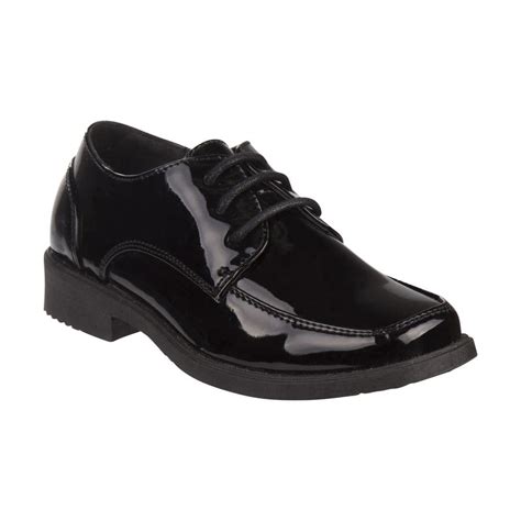 Josmo Toddler Boys Dress Shoes, Lace-Up Style - Black Patent, 12 ...