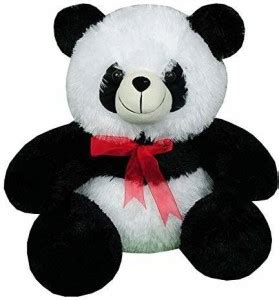Agnolia White & Black Panda Teddy Bear - 30.5 cm - White & Black Panda ...