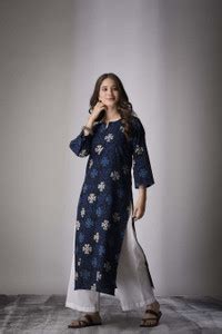 JAIPUR FASHION Women Printed Straight Kurta - Buy JAIPUR FASHION Women ...
