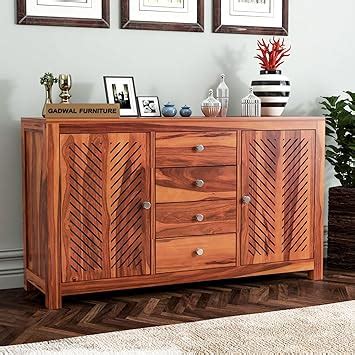 GADWAL FURNITURE Solid Sheesham Wood Wooden Chest of Drawers for ...