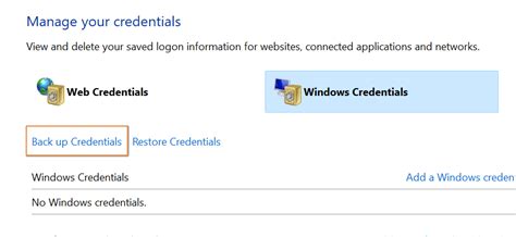 Image result for Accessing Credential Manager