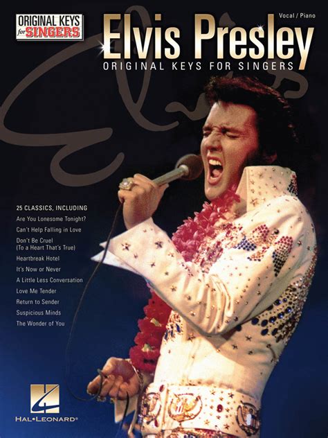 Elvis Presley - Original Keys For Singers Sheet Music By Elvis Presley ...