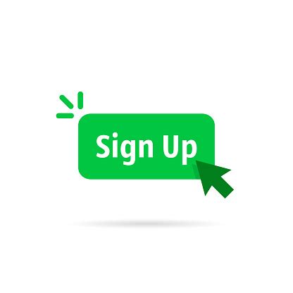 Image result for Sign Up Green Button