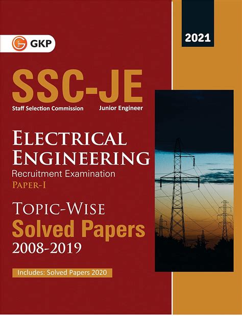 Buy SSC 2021 : Junior Engineer Paper I - Electrical Engineering ...
