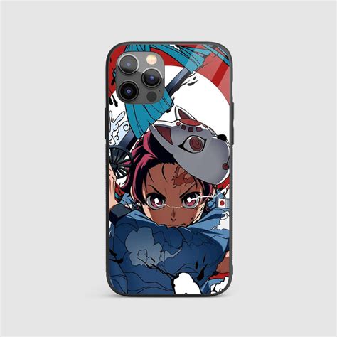 Tanjiro Kamado Mask Silicone Armored Phone Case - Ultimate Protection
