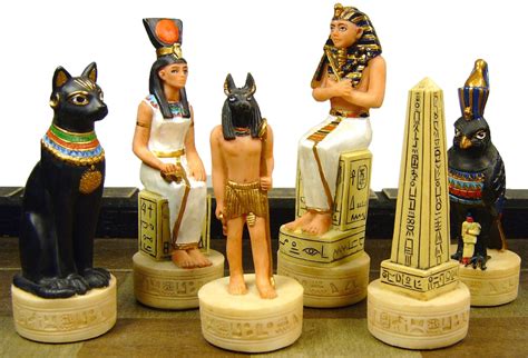 HPL Egyptian Anubis Chess Set W/ 17" Castle Fortress Board Egypt: Buy ...