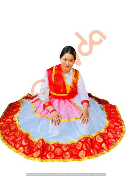 Premium quality Kathak Dance Dress Anarkali Style Kurta, Velvet Leggin ...