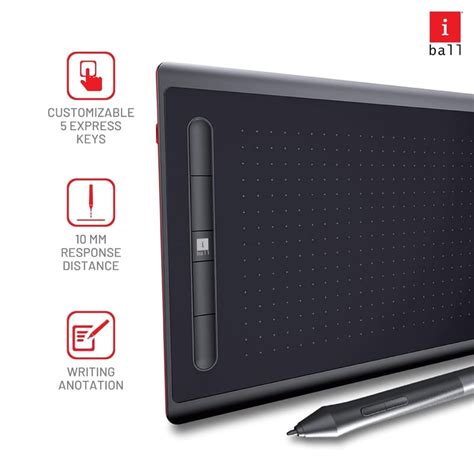 iBall PD-8355WB Pen Digitizer with Wireless, Bluetooth Connectivity, (8 ...