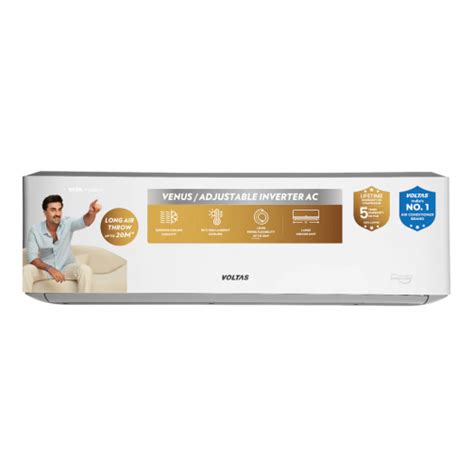 Voltas 2026 Model 1.5 Ton 5 Star Split Inverter AC (185INV VENUS LUXE ...