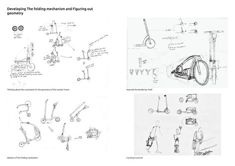 Redesigning Scooter as a Solution for Last Mile Commute | CEPT - Portfolio