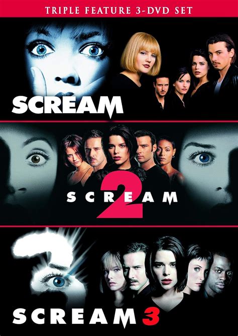 Scream Triple Feature: Amazon.in: David Arquette, Drew Barrymore, Neve ...