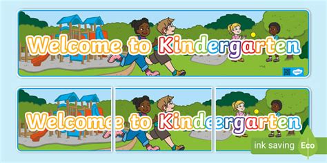 *Singapore Welcome to Kindergarten Banner* (teacher made)