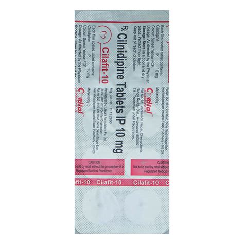 Cilafit-10 Tablet | Uses, Side Effects, Price | Apollo Pharmacy