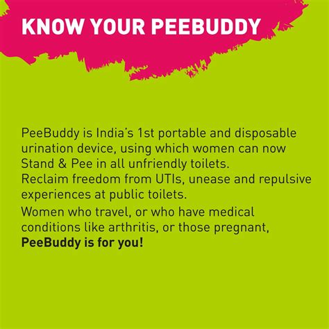 PeeBuddy Portable Female Urination Device – Sirona Hygiene Private Limited