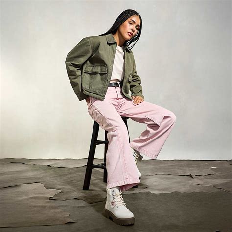 Strafford Bomber Washed Canvas Jacket for Women in Green